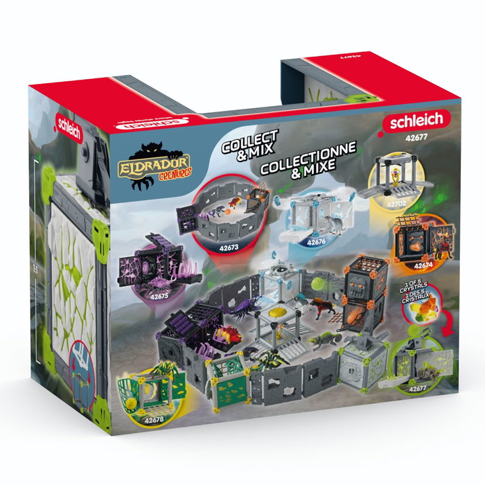 Schleich Eldrador Creatures BattleCave Camaleón de Piedra 42677