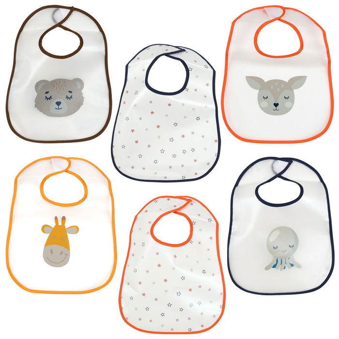 Tom et Zoe Babero Impermeable Plastificado 23,5X32,5 Puericultura