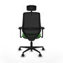 PIQUERAS Y CRESPO Silla de oficina Mardos con Mecanismo Sincro/Traslack Verde y Negro