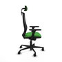 PIQUERAS Y CRESPO Silla de oficina Mardos con Mecanismo Sincro/Traslack Verde y Negro