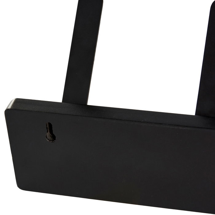 Day Perchero 5 Ganchos Dobles Negro 50x8x14 cm