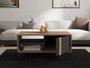 Hanah Home Mesa de Centro 90x45x60cm Atlántico y Antracita