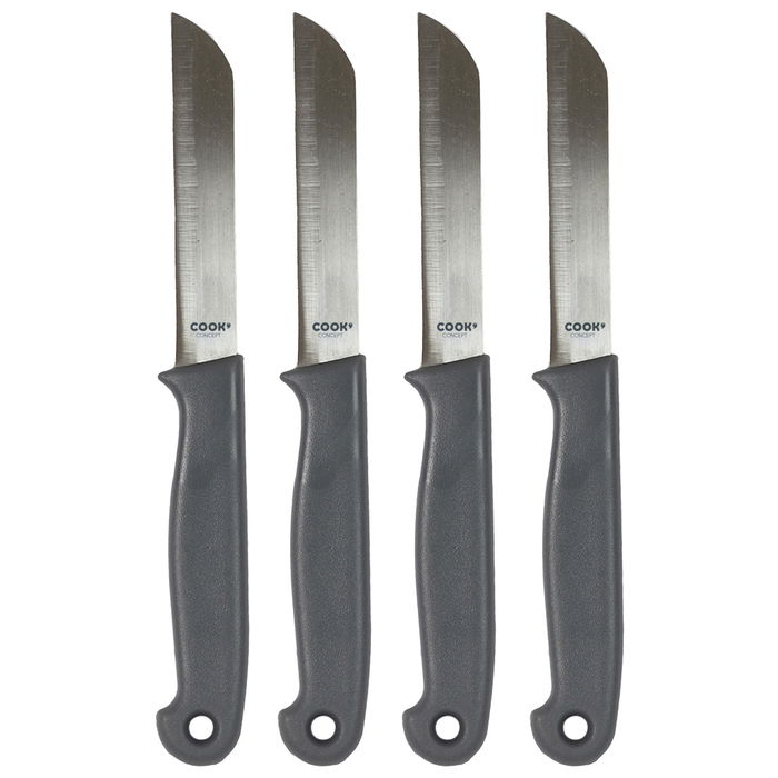Cook Concept Juego de 4 Cuchillos de Acero Inoxidable