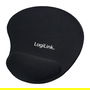 LogiLink Alfombrilla de Ratón con Reposamuñecas de Gel de Silicona Negro ID0027
