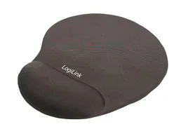 LogiLink Alfombrilla para ratón con reposamuñecas de gel de silicona Negro ID0027