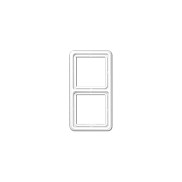 Jung CD 582 WW Abdeckrahmen 2f - Marco de cubierta de interruptor