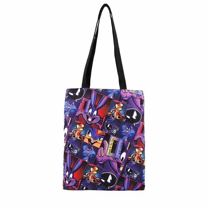 Looney Tunes Space Jam 2: A New Legacy Bolsa de la Compra Tote Shopping Bag Multicolor
