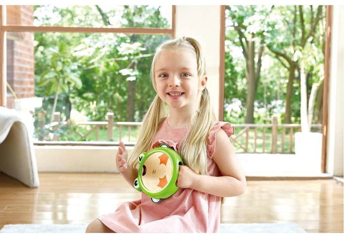 Hape Kit Rítmico de Banda de la Naturaleza Conjunto de Instrumentos de Percusión para Niños