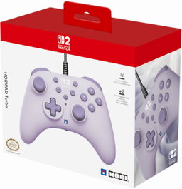Hori Horipad Turbo Cozy Lavender con botones traseros programables