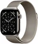 Apple Watch Series 11 GPS + Cellular 42mm Natural Titanium Case | Natural Milanese Loop