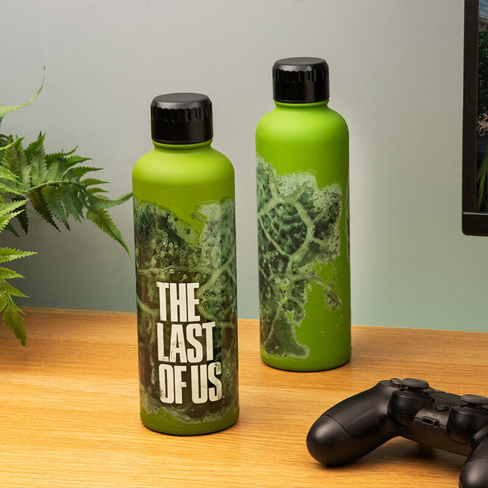 PALADONE Botella The Last Of Us Acero Inoxidable 500ml Brilla en la Oscuridad