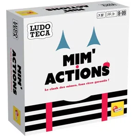 Liscianigiochi Mim'Actions Juego de Mimos LUDOTECA - 3+ Jugadores - A partir de 8 años - Ref: AACKM16812