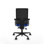 PIQUERAS Y CRESPO Silla de oficina Bormate con mecanismo Asincro, Azul y Negro