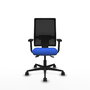 PIQUERAS Y CRESPO Silla de oficina Bormate con mecanismo Asincro, Azul y Negro