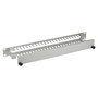 EFB Elektronik 699999N.1 Panel de gestión de cables 19 pulg 1U con cubierta, Gris
