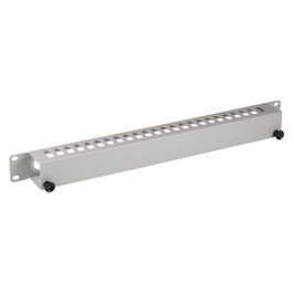 EFB Elektronik 699999N.1 Panel de gestión de cables 19 pulg 1U con cubierta, Gris