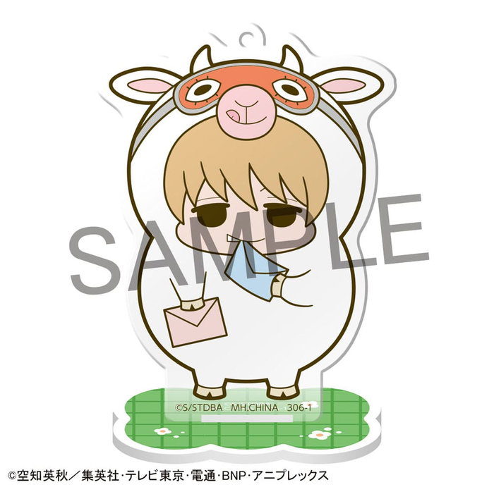 Megahouse Gintama Figuras acrílico Prince Hata & Animal Paradise Farm of Love & Peace 6 cm