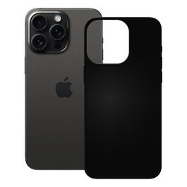 PEDEA 50160998 Funda TPU blanda Negra para Apple iPhone 16 Pro Max - Resistente a impactos y rayones