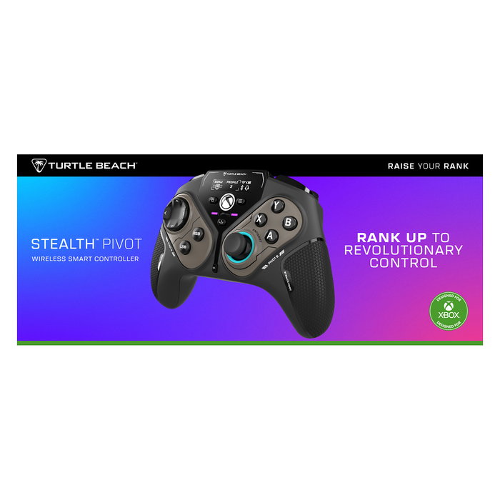 Turtle Beach Stealth Pivot Mando Inalámbrico Xbox/PC Windows 10/11, Android, iOS, con Cable USB-C, Gamepad Multicolor