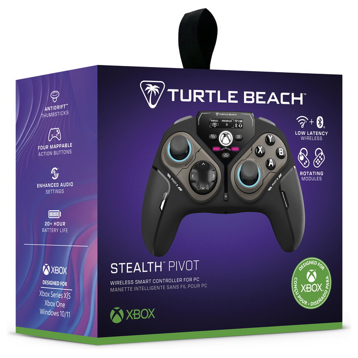 Turtle Beach Stealth Pivot Mando Inalámbrico Xbox/PC Windows 10/11, Android, iOS, con Cable USB-C, Gamepad Multicolor