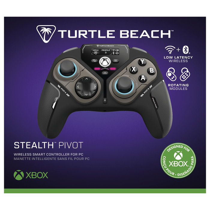 Turtle Beach Stealth Pivot Mando Inalámbrico Xbox/PC Windows 10/11, Android, iOS, con Cable USB-C, Gamepad Multicolor
