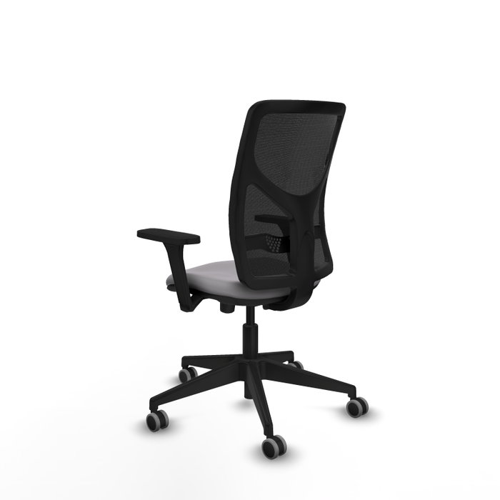 PIQUERAS Y CRESPO Silla de oficina Motilla Gris y Negro con mecanismo Sincro/Traslack