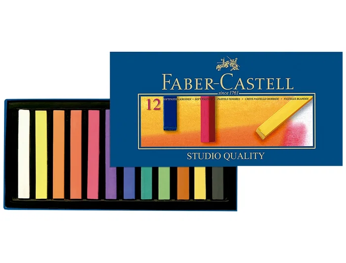 Faber castell Tiza Pastel Estuche de 12 Unidades Colores Surtidos