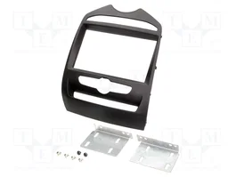 ACV Bastidor de montaje de radio para Hyundai ix20 (JC) 11/2010+, 2 DIN, Negro mate