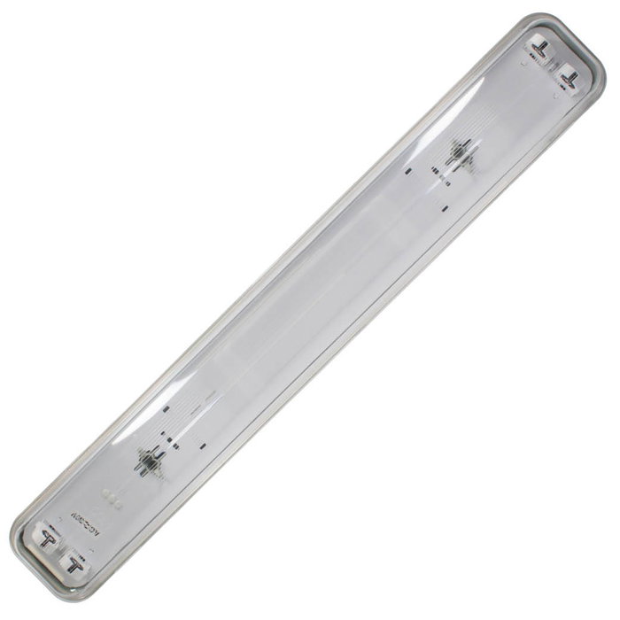 GSC Evolution Pantalla estanca para 2 tubos LED T8 60cm
