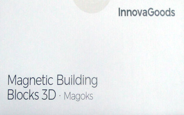 Bloques de Construcción Magnéticos 3D Magoks InnovaGoods 57 Piezas