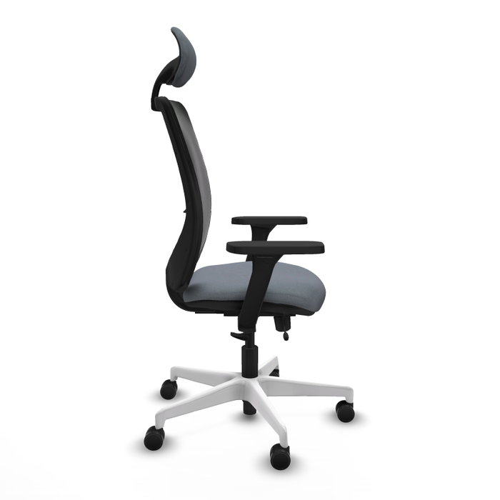PIQUERAS Y CRESPO Silla de oficina Zulema Gris/Negro con Mecanismo Sincro/Traslack PIQUERAS Y CRESPO Silla de oficina Zulema Gris/Negro con Mecanismo Sincro/Traslack