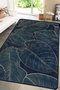Conceptum Alfombra de Pasillo Verde 80x150 cm, Antideslizante, Lavable a Máquina, 100% Poliéster, 10mm Pelo, Antibacteriana