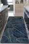 Conceptum Alfombra de Pasillo Verde 80x150 cm, Antideslizante, Lavable a Máquina, 100% Poliéster, 10mm Pelo, Antibacteriana