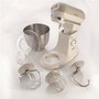 Ariete 1588/03 Robot de Cocina Vintage Beige con Bol de Acero Inoxidable y 10 Velocidades