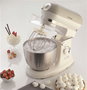 Ariete 1588/03 Robot de Cocina Vintage Beige con Bol de Acero Inoxidable y 10 Velocidades