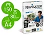 Navigator Papel DIN A4 80 gramos Multifuncion Paquete 150 Hojas