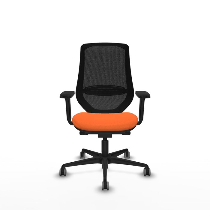 PIQUERAS Y CRESPO Silla de oficina Mardos Naranja y Negro PIQUERAS Y CRESPO Silla de oficina Mardos Naranja y Negro