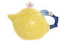 DKD Home Decor Tetera de Dolomita Limón Amarillo 750 ml