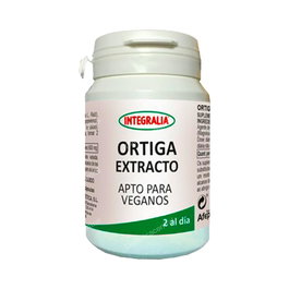 INTEGRALIA Ortiga Extracto 60 Cápsulas - Extracto de Raíz de Ortiga (Urtica dioica), Complemento Alimenticio Vegano