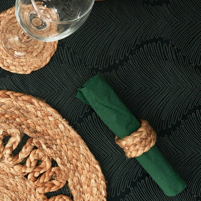 Home Deco Factory Juego De 4 Servilleteros Yute