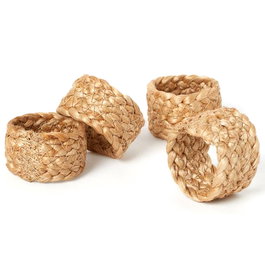 Home Deco Factory Juego De 4 Servilleteros Yute