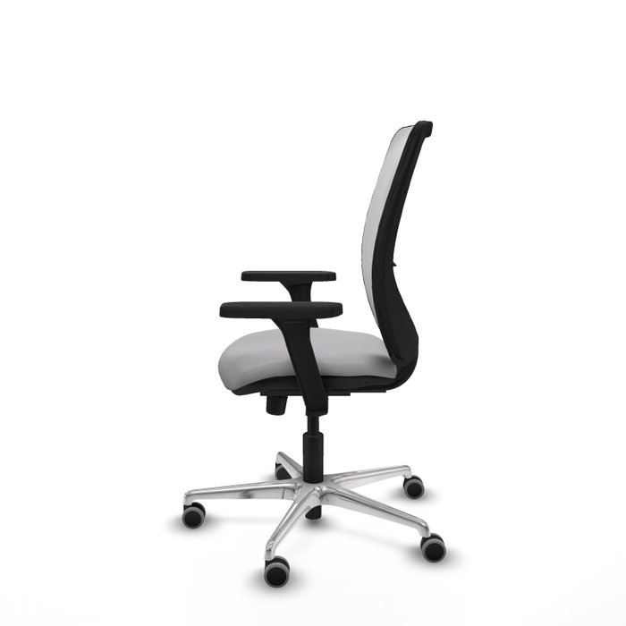 PIQUERAS Y CRESPO Silla de oficina Zulema con mecanismo Sincro, brazos 3D y malla blanca PIQUERAS Y CRESPO Silla de oficina Zulema con mecanismo Sincro, brazos 3D y malla blanca