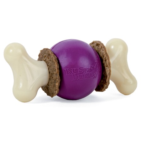 Petsafe Busy Buddy Bouncy Bone M Juguete 3 en 1 para Perros Resistente Estimulante y Divertido, Reduce Ansiedad y Estrés, Fácil de Limpiar, Tamaño Mediano