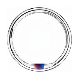 Ultrahuman AIR Smart Ring Space Silver Talla 11 - Anillo Inteligente Rastreador de Actividad con Monitor de Frecuencia Cardíaca, Podómetro y Seguimiento de Sueño