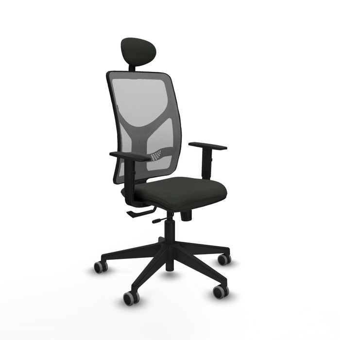 PIQUERAS Y CRESPO Silla de oficina Motilla con mecanismo Sincro/Traslack, Negro y Gris PIQUERAS Y CRESPO Silla de oficina Motilla con mecanismo Sincro/Traslack, Negro y Gris