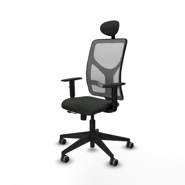 PIQUERAS Y CRESPO Silla de oficina Motilla con mecanismo Sincro/Traslack, Negro y Gris PIQUERAS Y CRESPO Silla de oficina Motilla con mecanismo Sincro/Traslack, Negro y Gris