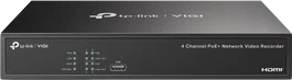 TP-Link VIGI NVR1004H-4P Grabador de vídeo en red 4 canales PoE+ 4K H.265+