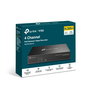 TP-LINK Grabadora de Video NVR1004H-4P VIGI NVR1004H-4P para 4 Cámaras, Color Negro