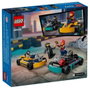 LEGO City Karts y Pilotos de Carreras 60400 con 2 Minikarts y 2 Minifiguras de Piloto
