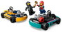 LEGO City Karts y Pilotos de Carreras 60400 con 2 Minikarts y 2 Minifiguras de Piloto